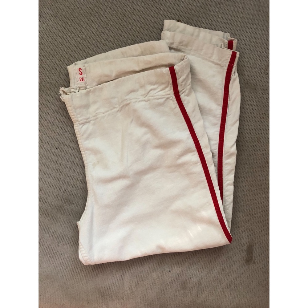 Thick Red-Stripe Sport Pants